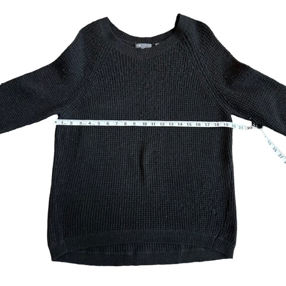 Vince Womens Black Wool Blend Knit Crewneck Long Sleeve Sweater Size XS - Picture 8 of 11